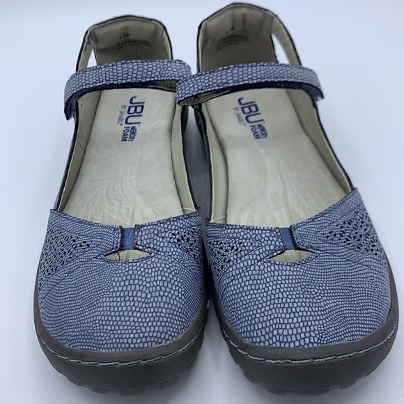 JBU by Jambu Megan Reptile Embossed Memory Foam Mary Jane Shoes - Picture 12 of 12